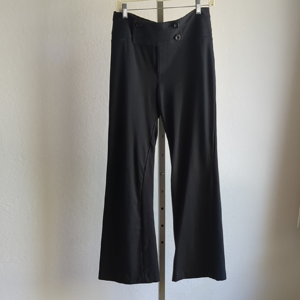 NEW Cabi Stylish Sailor Black Flared Pants Size 12